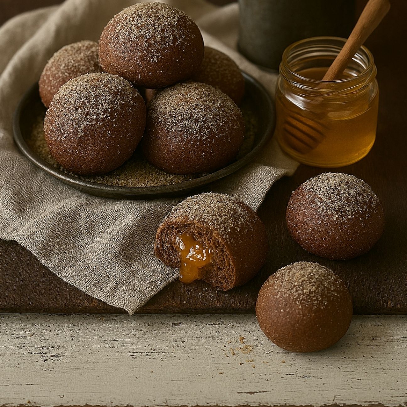 Bombette di Pan Brioche al Cacao