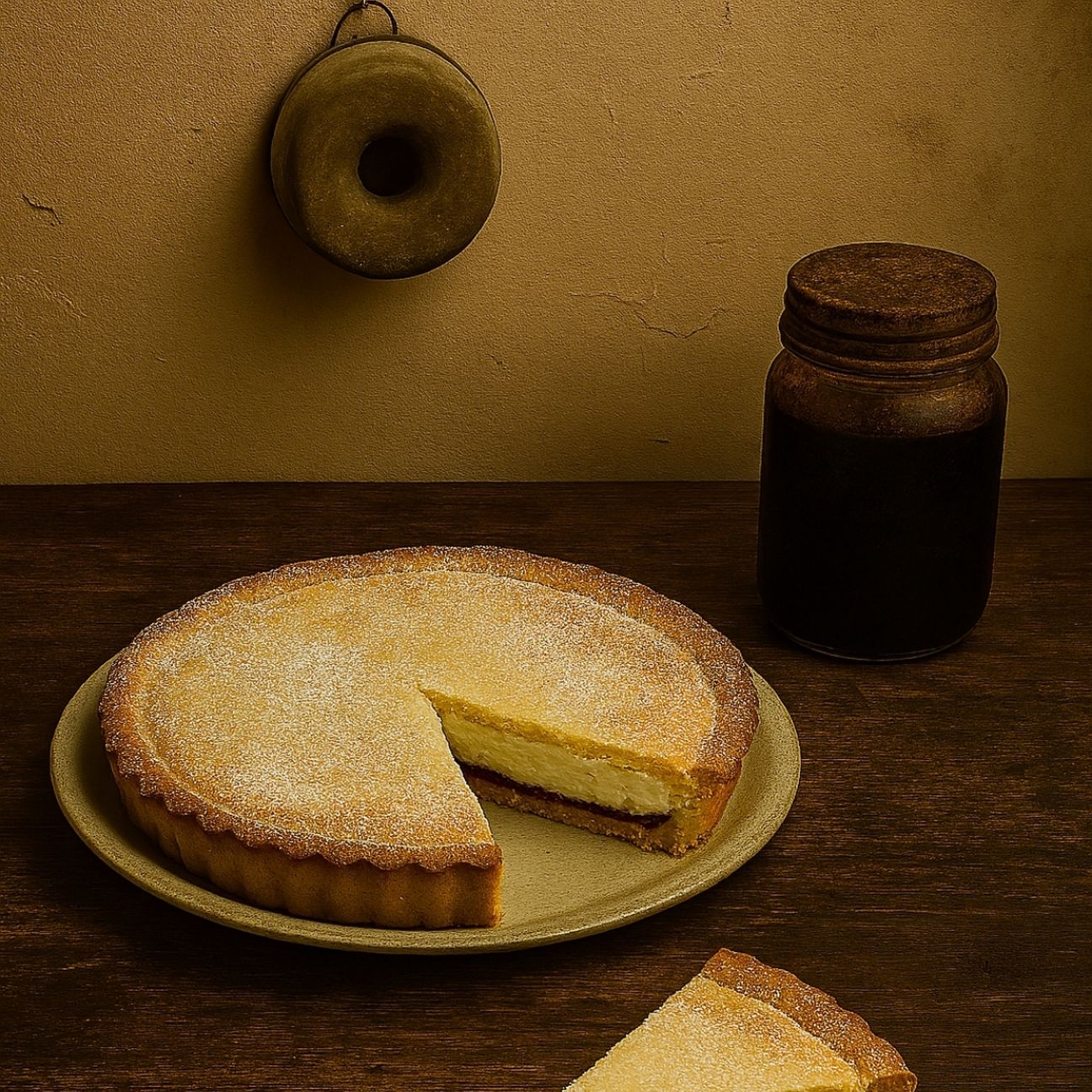 Crostata Romana Ricotta e Visciole