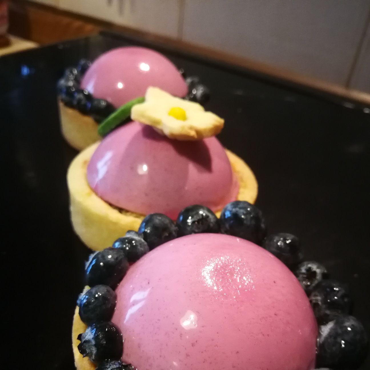 Crostatine ai mirtilli