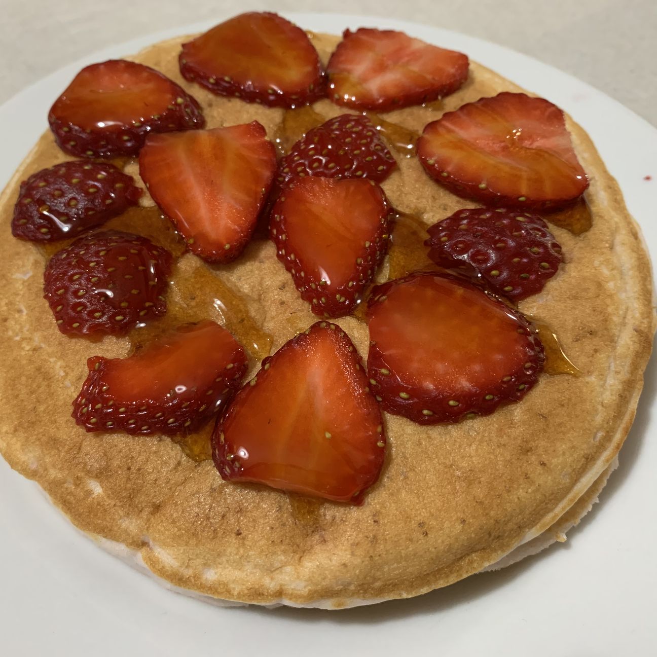 Pancake fit alle fragole