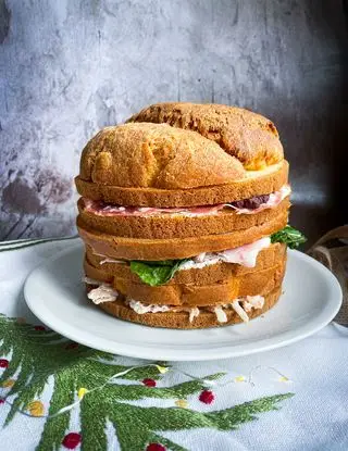 Ricetta Panettone Gastronomico Veloce Senza Glutine #NataleAltaCucina di fedglufreefood