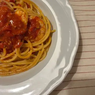Ricetta Spaghetti con Gamberoni di francescacavedon