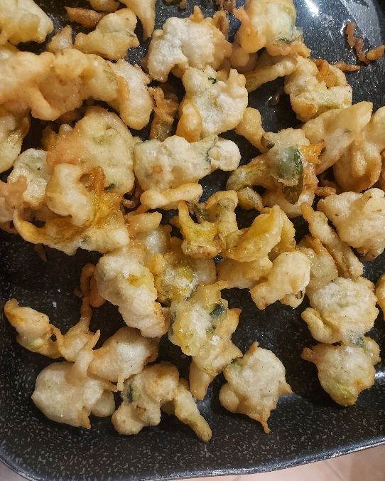 Frittelle di fiori di zucca