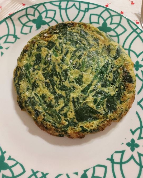 Frittata al forno con spinaci
