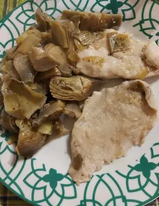 Ricetta Scaloppine di petto di pollo ai carciofi di Uliana95