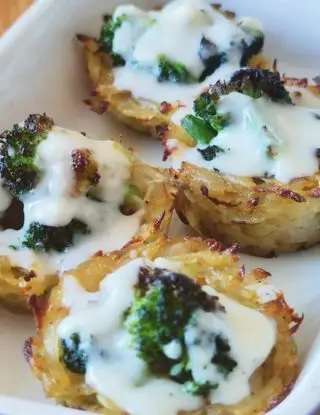 Ricetta Cestini di patate e broccoli con crema di formaggio di giorgia.co.cco.fresco