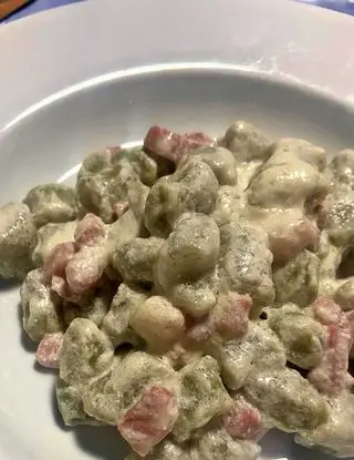 Ricetta Gnocchetti di verdure fatti in casa con panna e pancetta di giorgia.co.cco.fresco