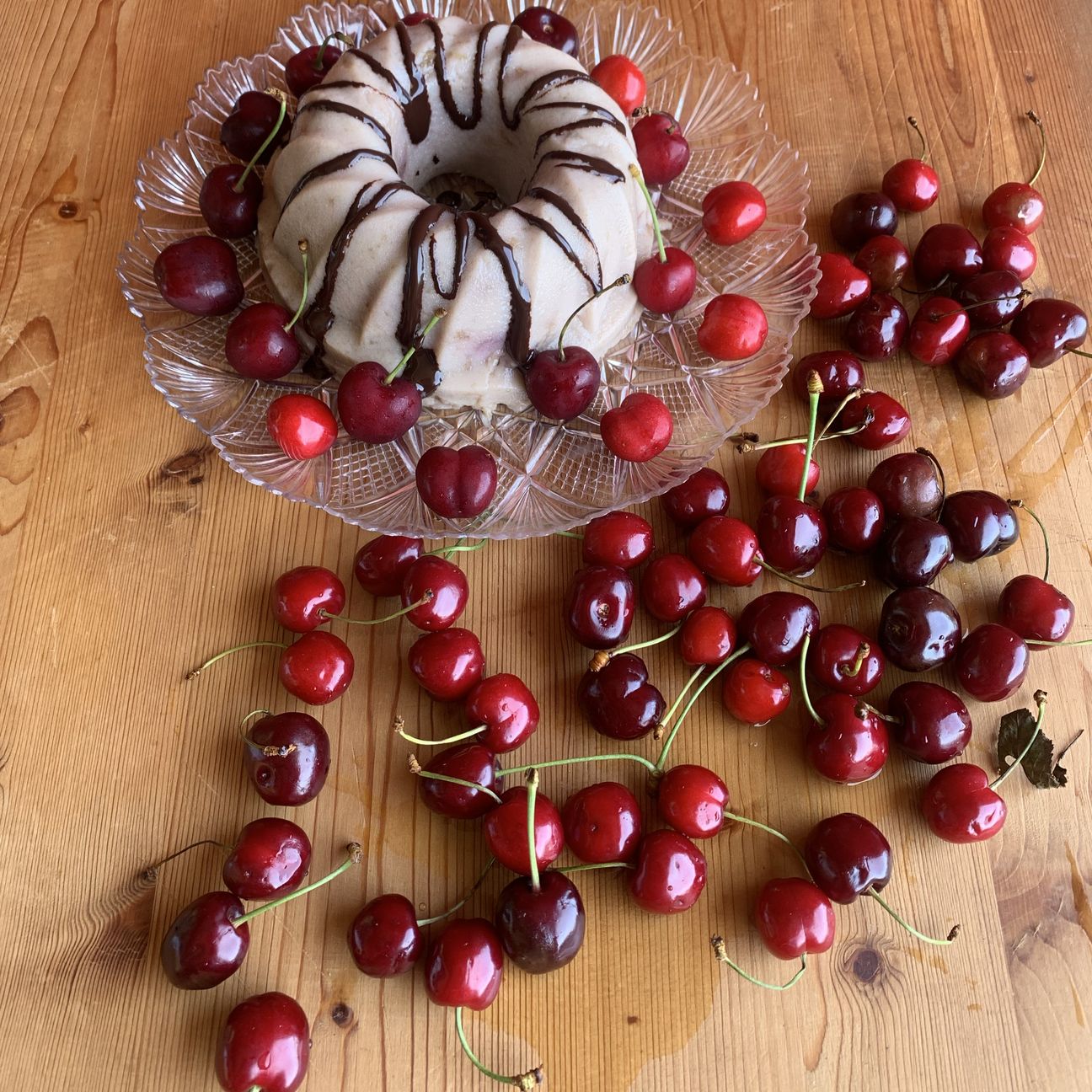 Panna cotta alle ciliegie 🍒