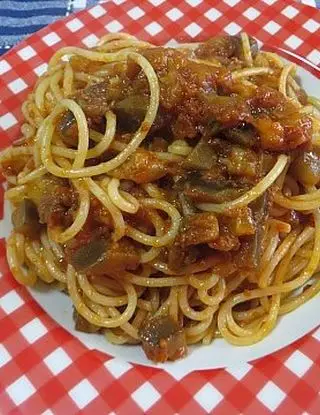 Ricetta Spaghetti alle melanzane di ricettegustose.it