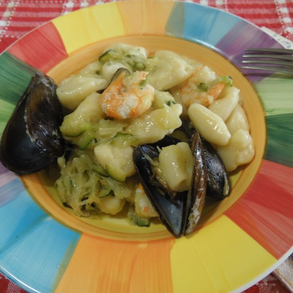 Gnocchi di ricotta mare e monti