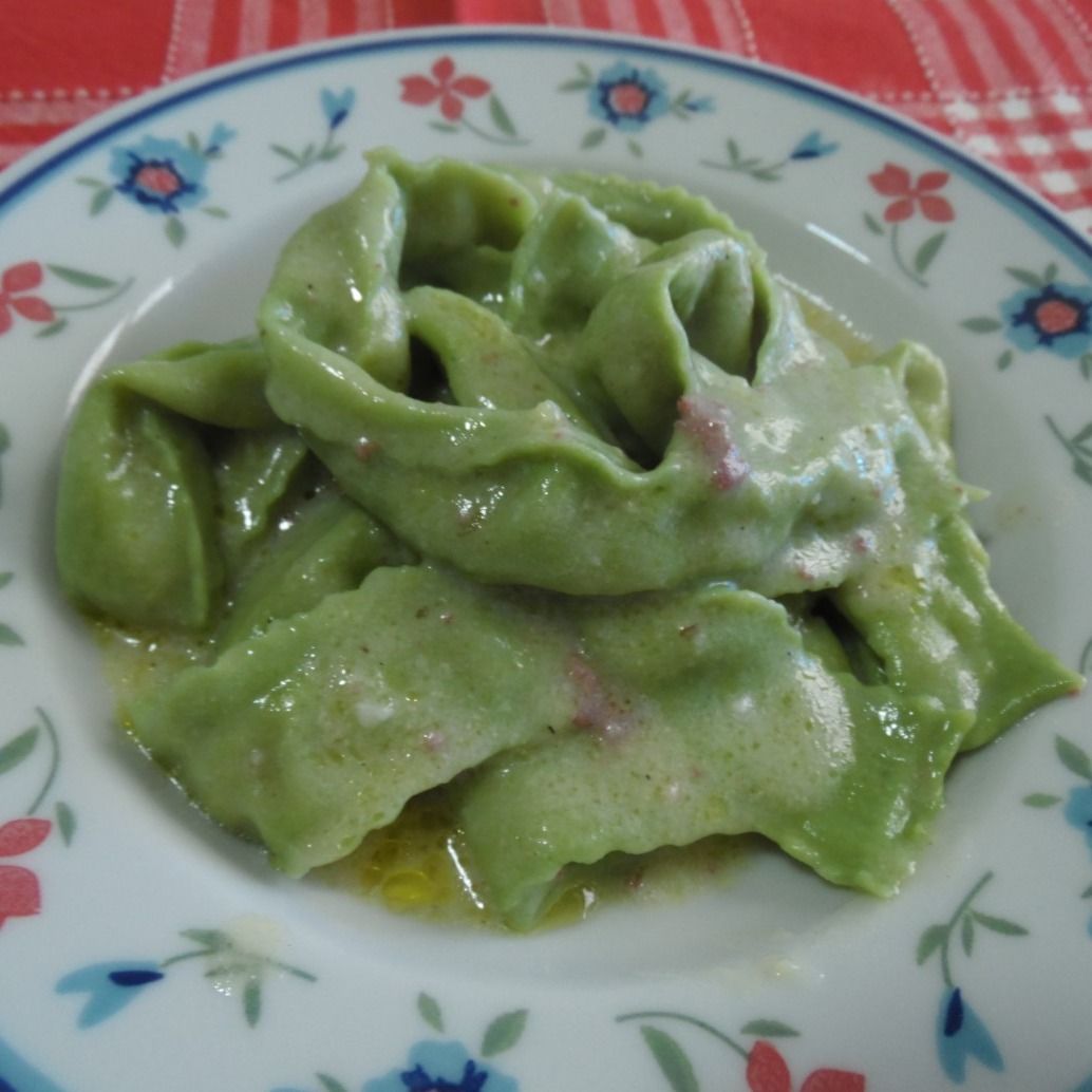 Pappardelle alla rucola ripiene di patate