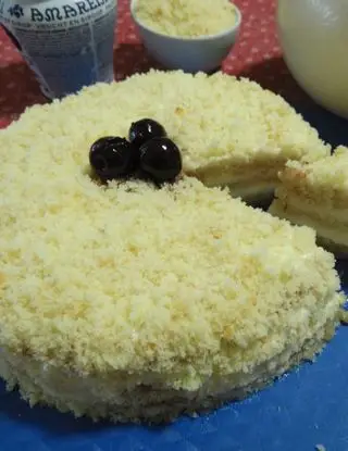Ricetta Ricetta torta mimosa cioccolato bianco e amarene di ricettegustose.it