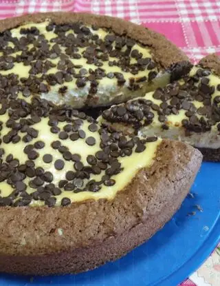 Ricetta Torta pasta frolla cacao e mascarpone di ricettegustose.it