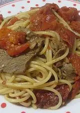 Ricetta Spaghetti con straccetti di manzo