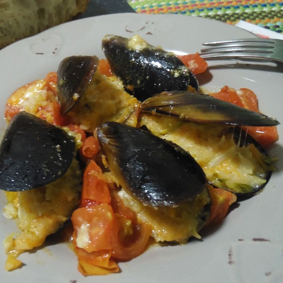 Ricetta cozze ripiene alle verdure