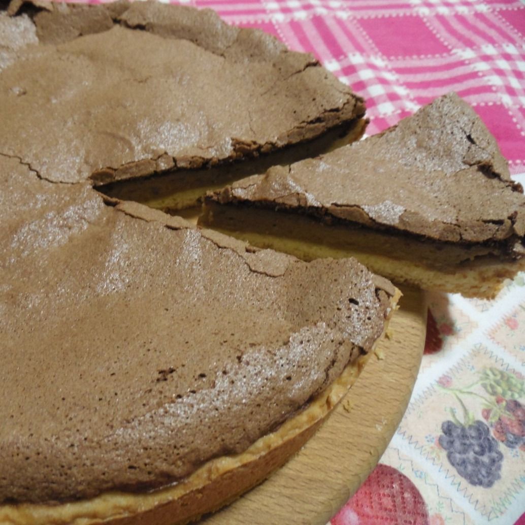 Ricetta crostata al cioccolato meringata