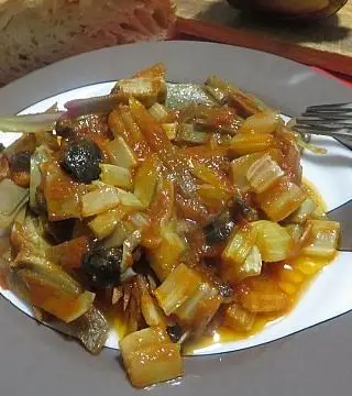 Ricetta Ricetta caponata di carciofi di ricettegustose.it