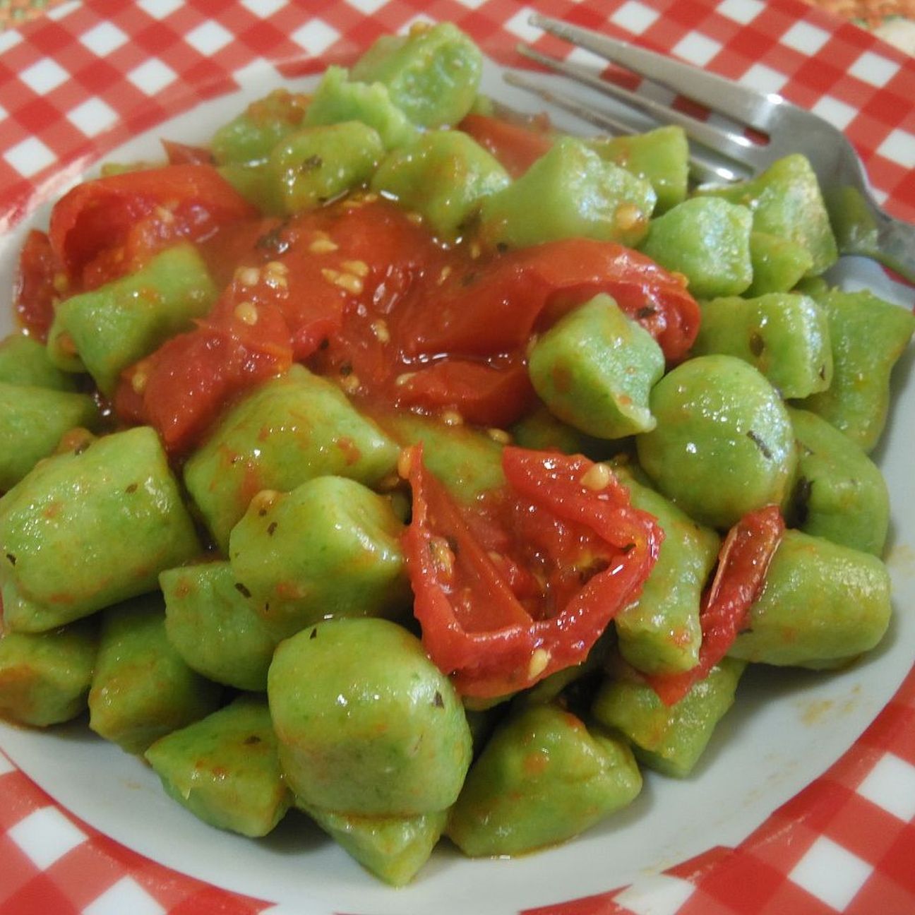 Gnocchi di piselli senza glutine