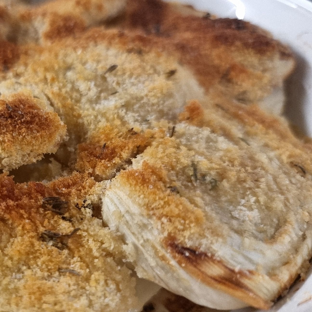 Finocchi gratinati al forno
