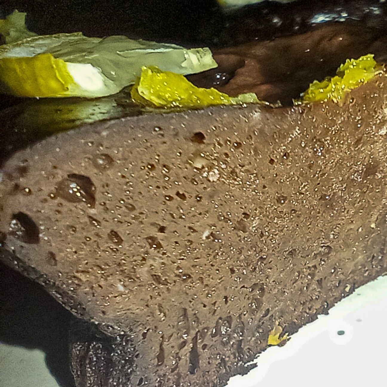 Flourless lemon cocoa mini cake