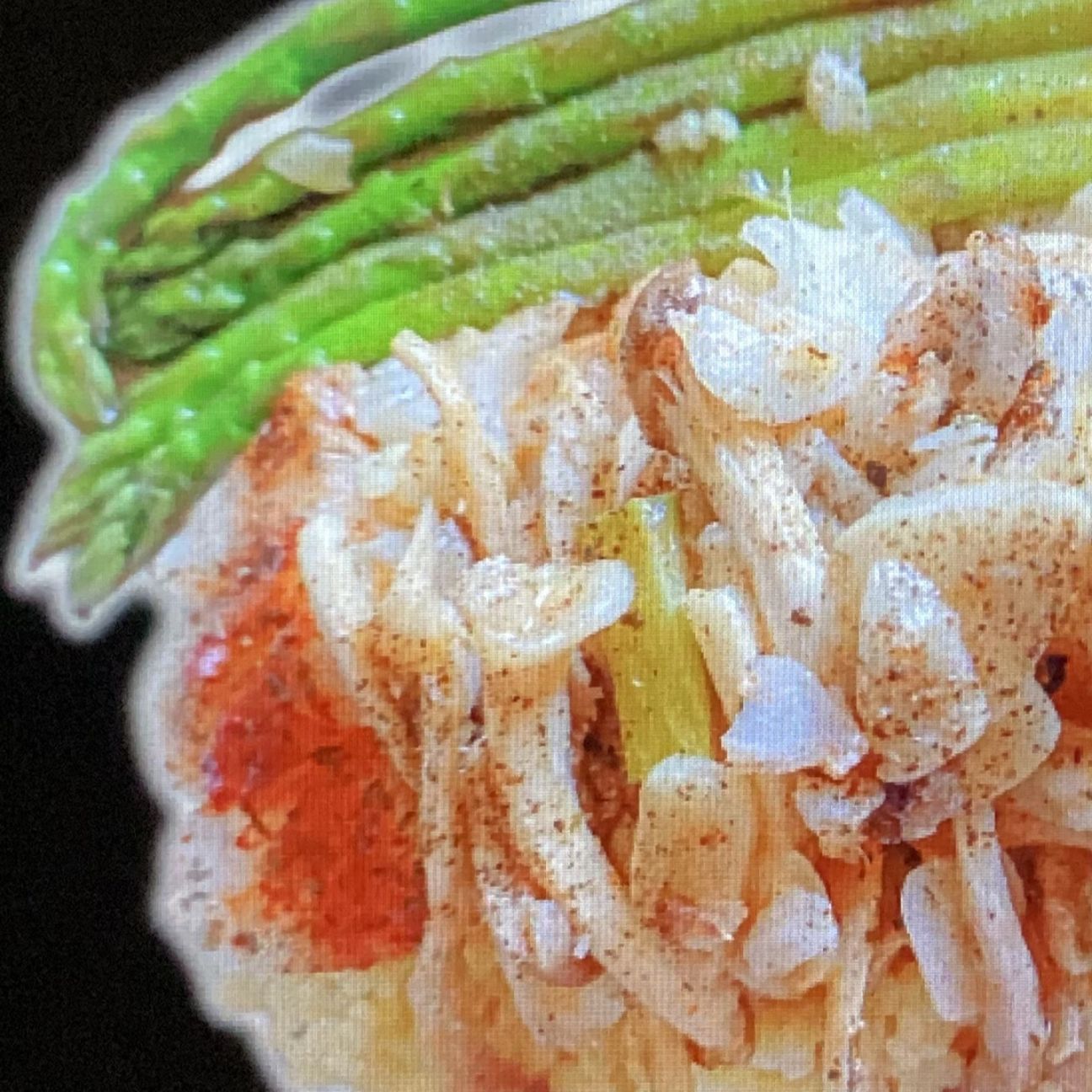 Cous cous with codfish, oyster mushroom sauce