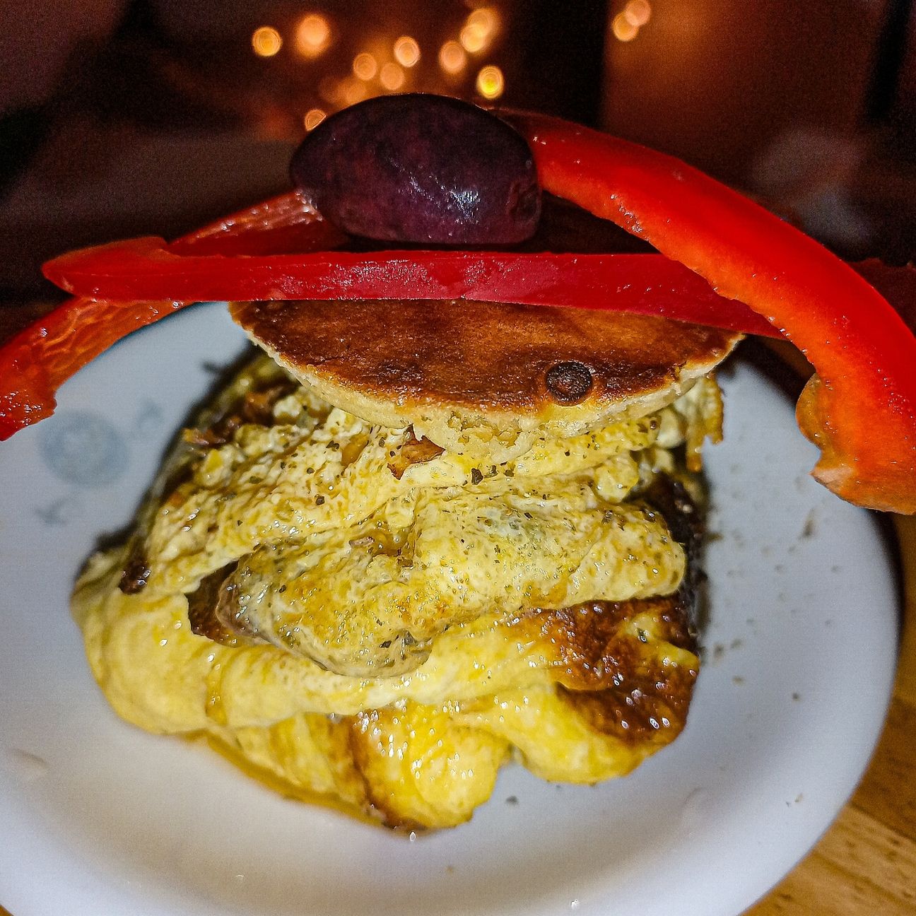 Greek omelette reimagined