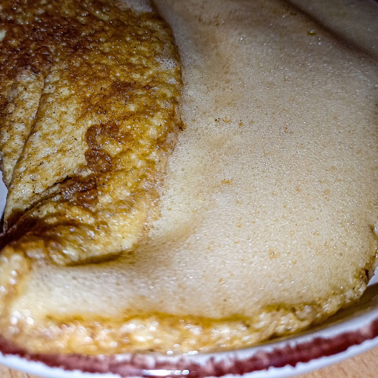 Protein rich foamy omelette