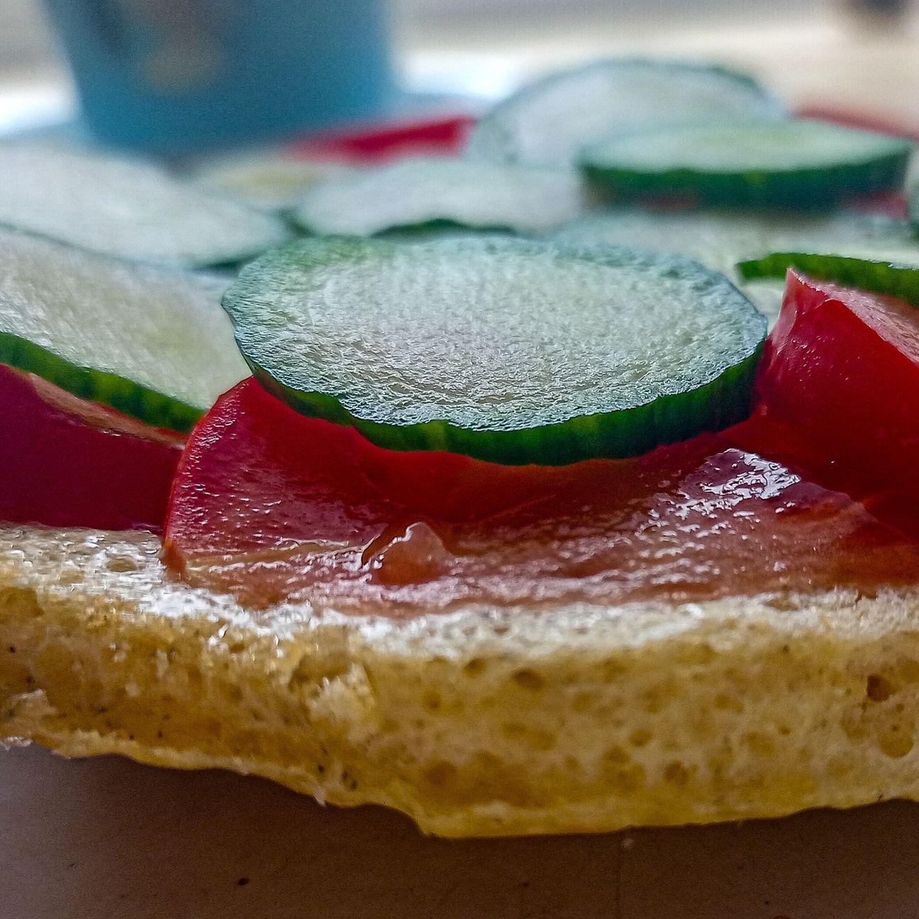 Morning protein rich low carb pizza