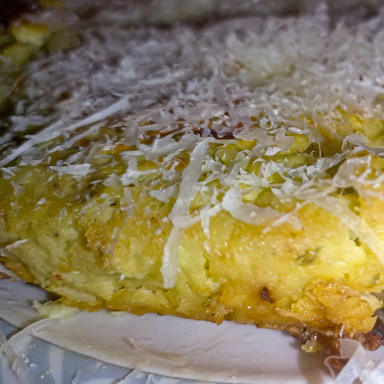 Tortilla de patatas con parmesan