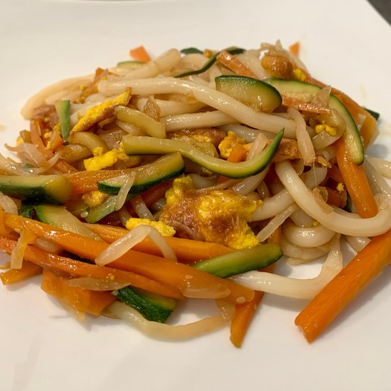 Udon con verdure