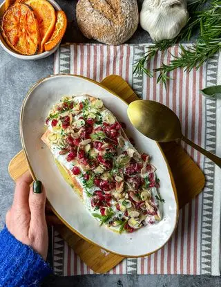 Ricetta Salmone al crumble di Melagrana di bozza.di.colore