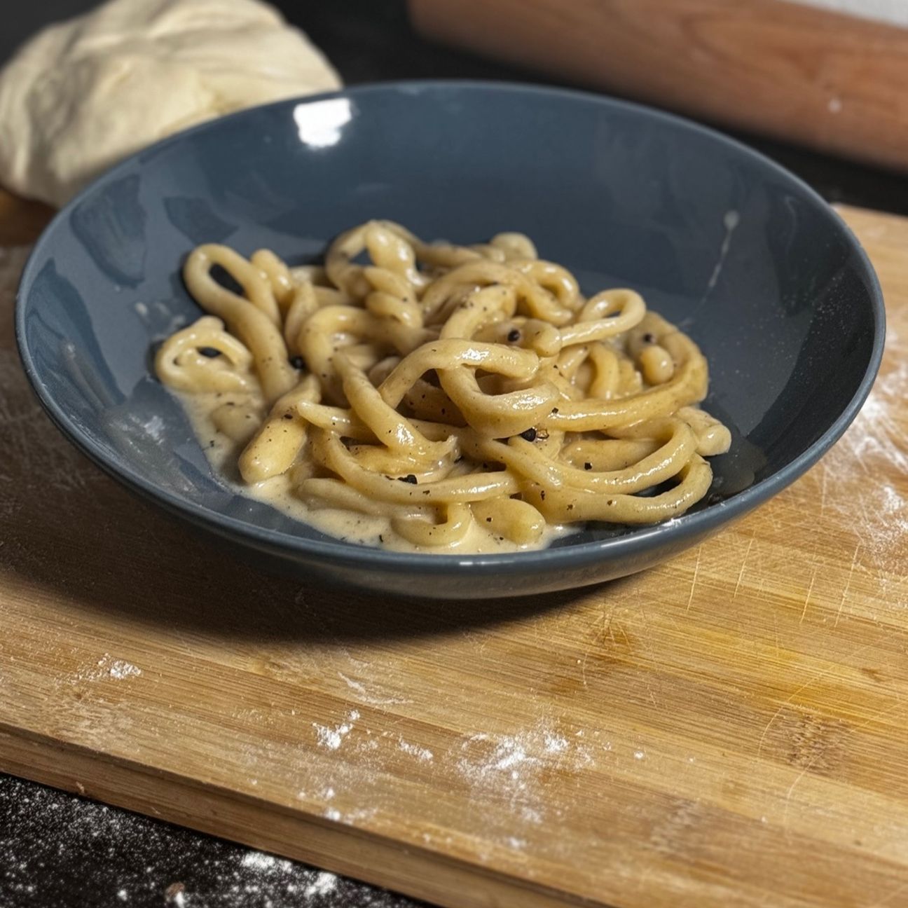 Pici cacio e pepe