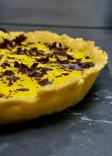 Ricetta Lemon tart al cioccolato fondente