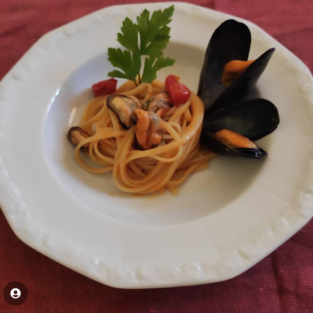 Linguine con pomodorini e cozze