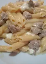 Ricetta Pasta patate salsiccia e provola 2.0