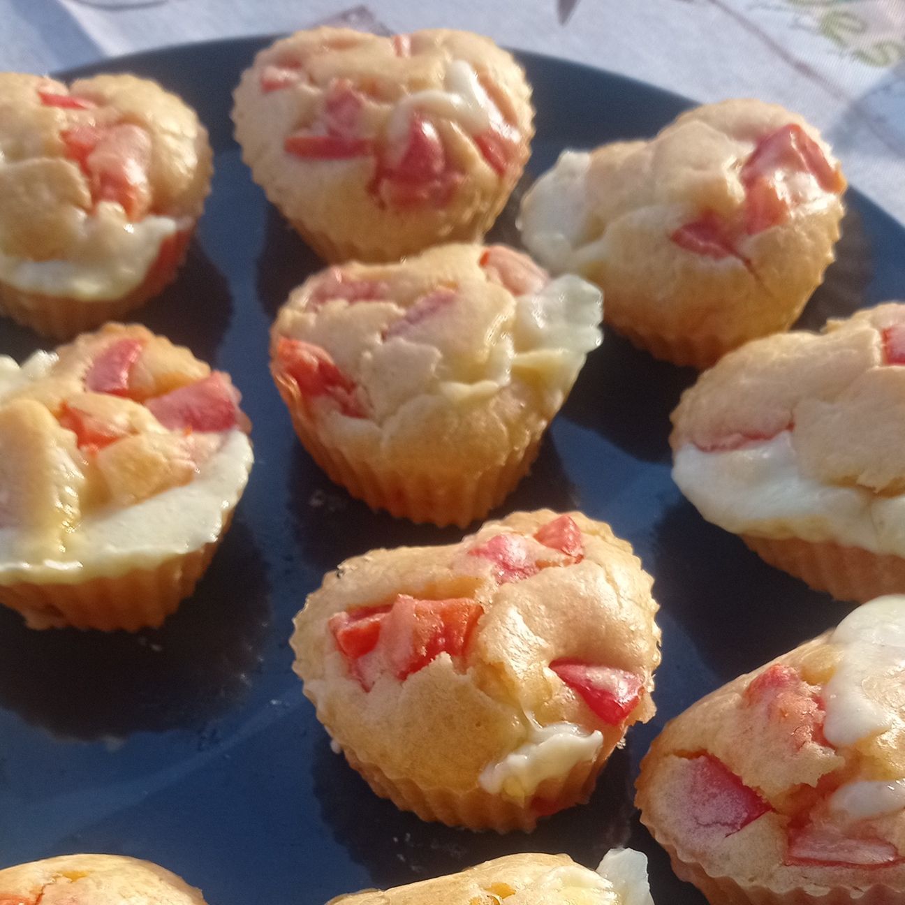 Muffin di peperoni