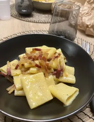 Ricetta Paccheri alla Carbonara di gagl.f