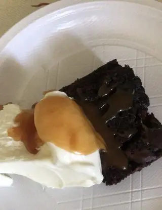 Ricetta Brownies al cioccolato con caramello salate e gelato allo yogurt di liciahairstylist1989