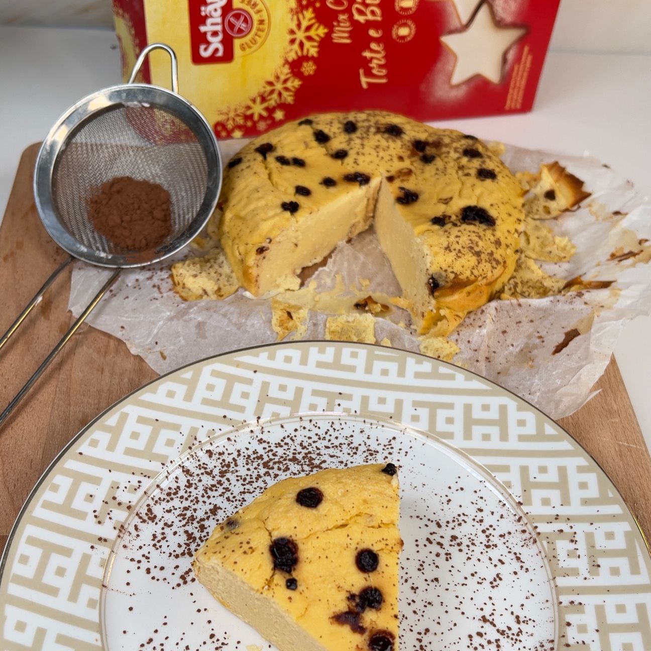 Torta cremosa alla ricotta