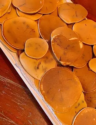 Ricetta Ricetta pancake senza burro con gocce di cioccolato fondente di ognipiattounemozione
