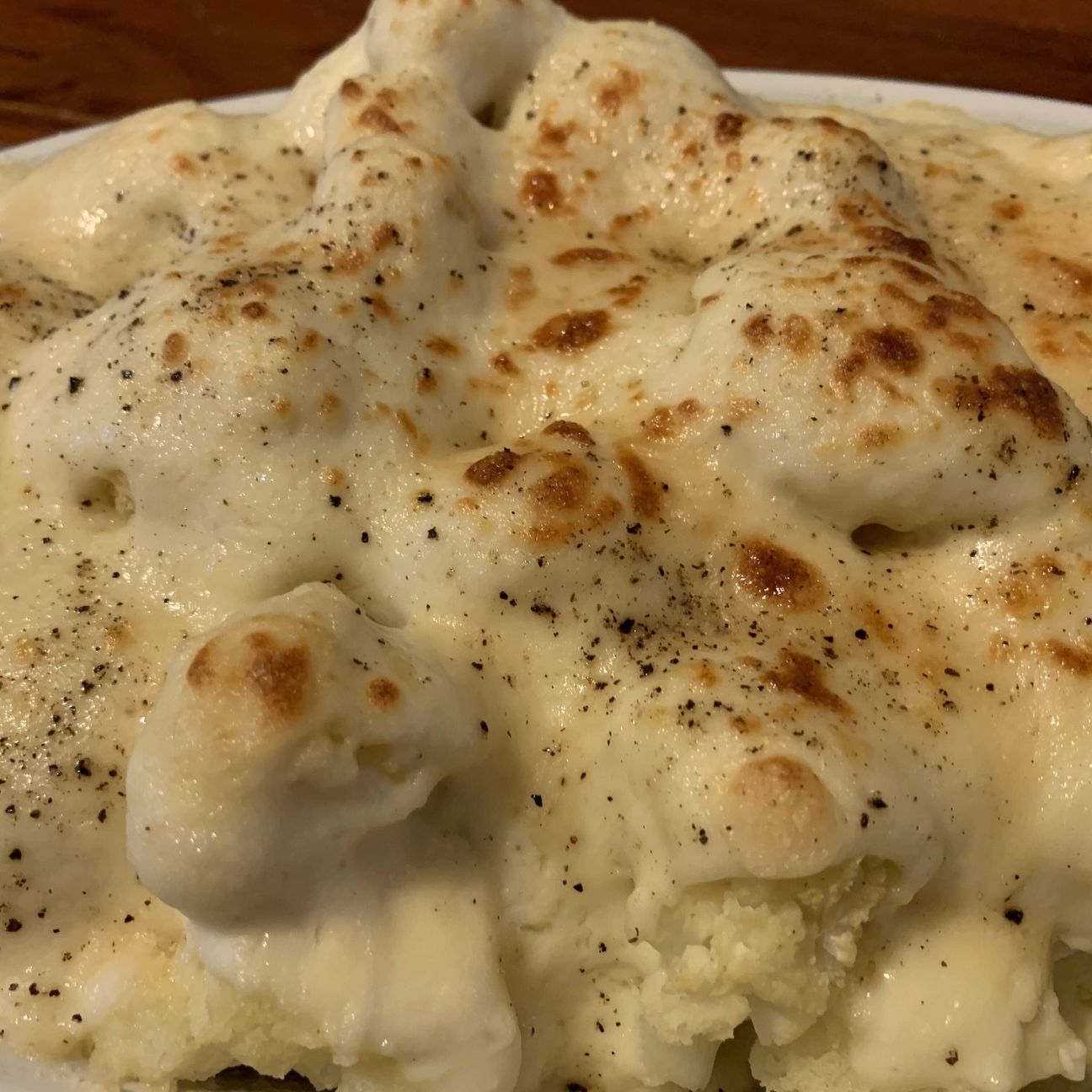 Cavolfiore gratinato al forno con besciamella!