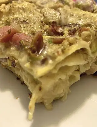Ricetta Lasagna al pistacchio con speck e provola di ognipiattounemozione
