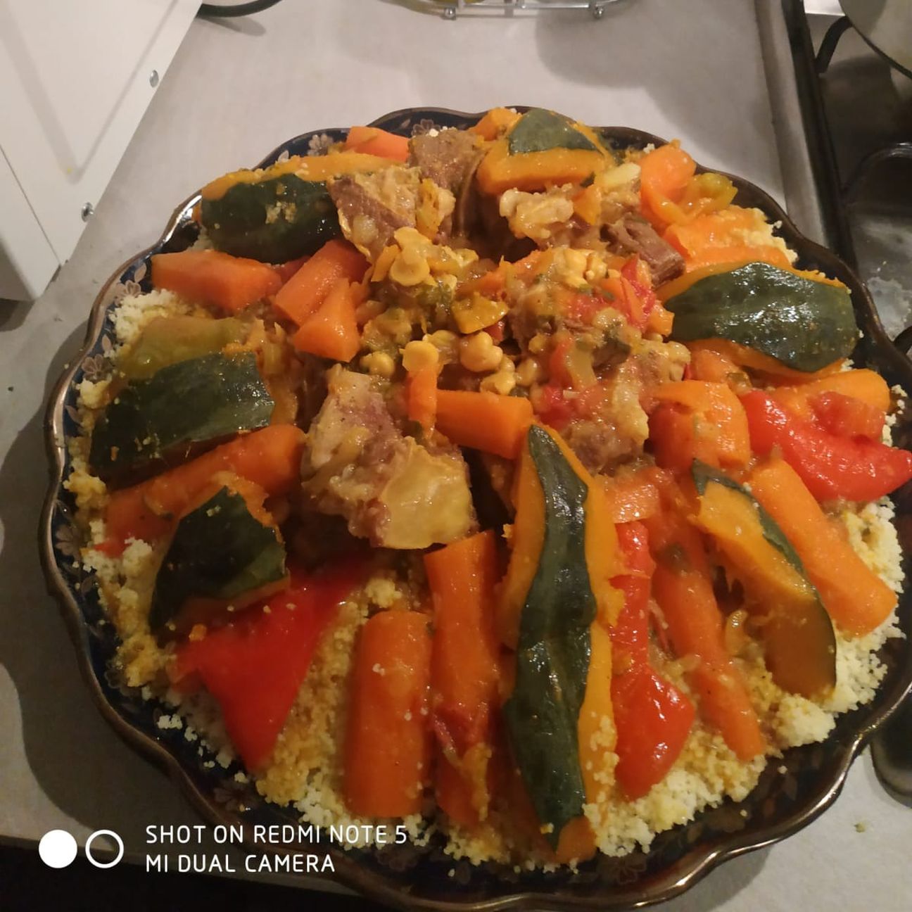 Couscous con carne e verdure