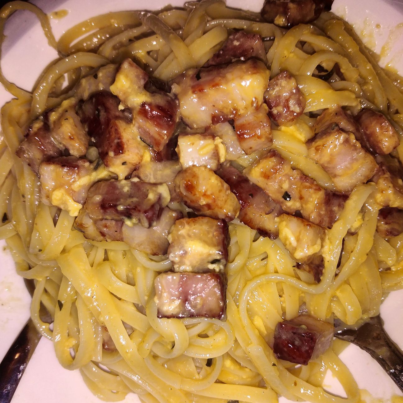 Linguine alla carbonara
