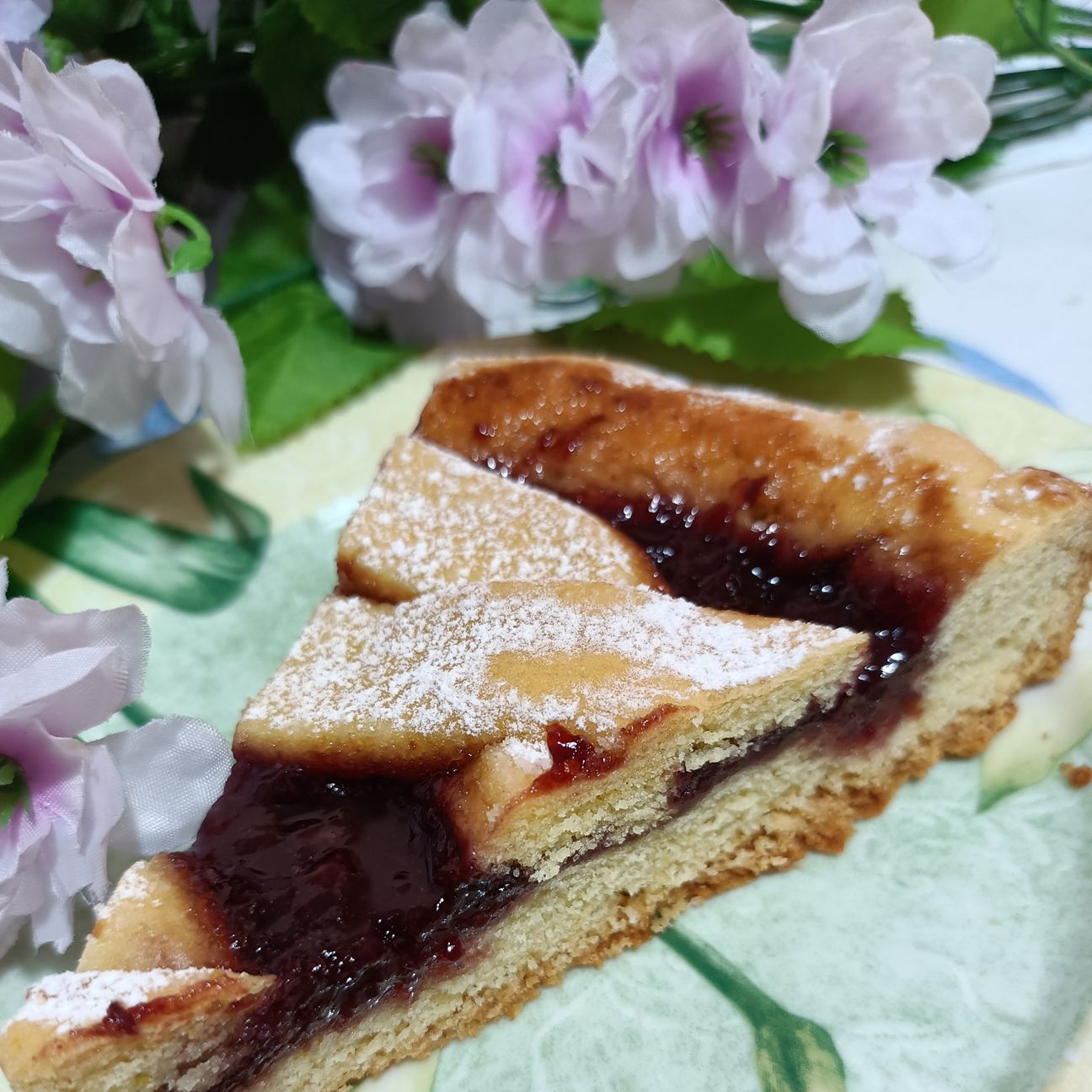 Crostata di amarene ( frolla senza burro)