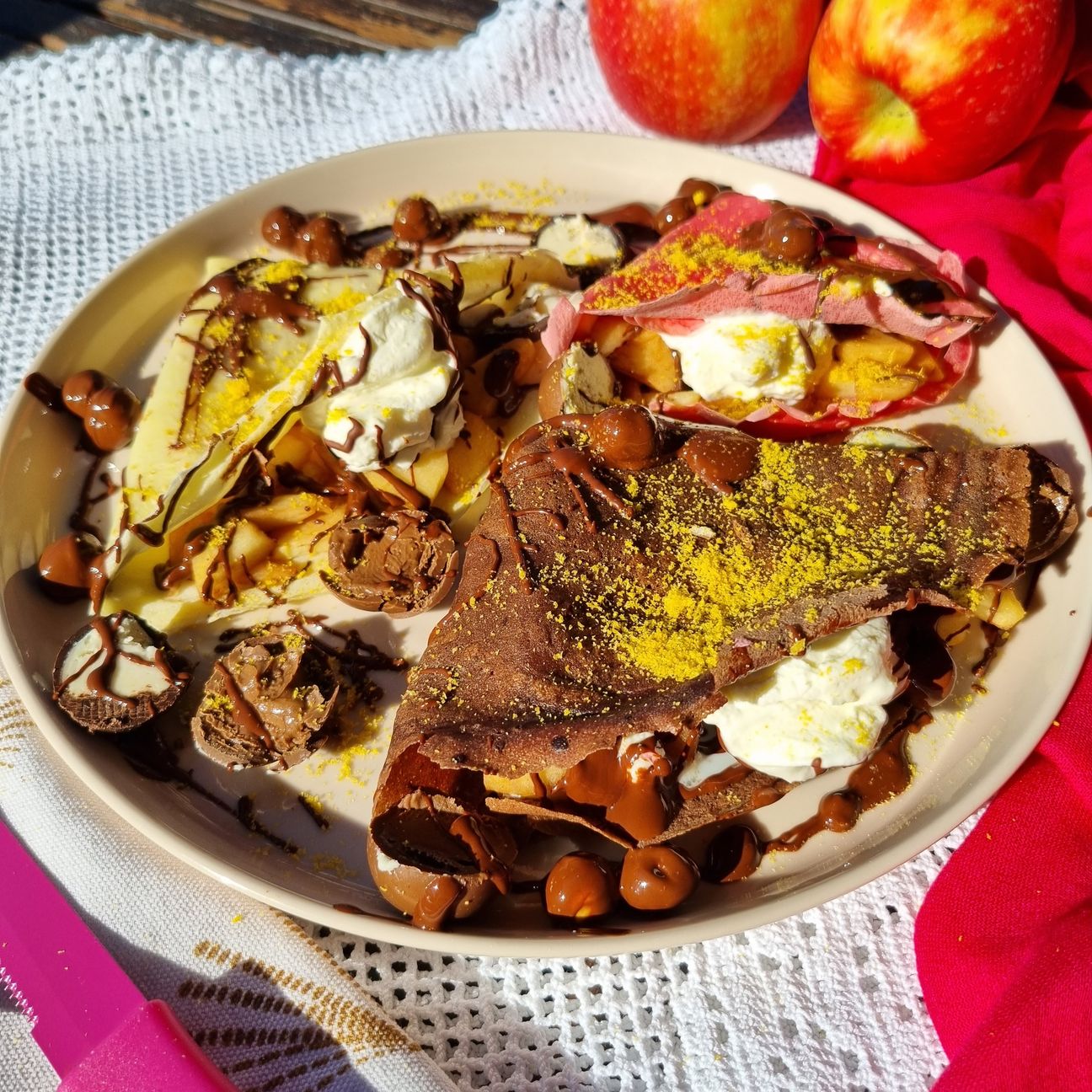 Tris di crepes golose