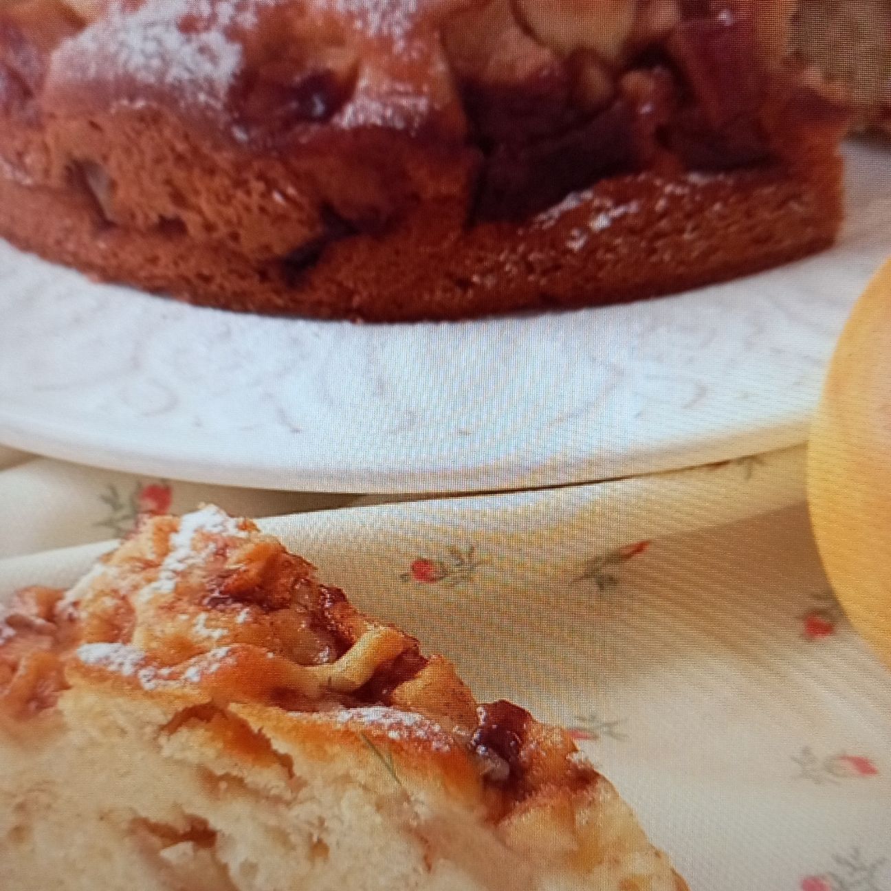 Torta di mele e cannella all'olio d'oliva