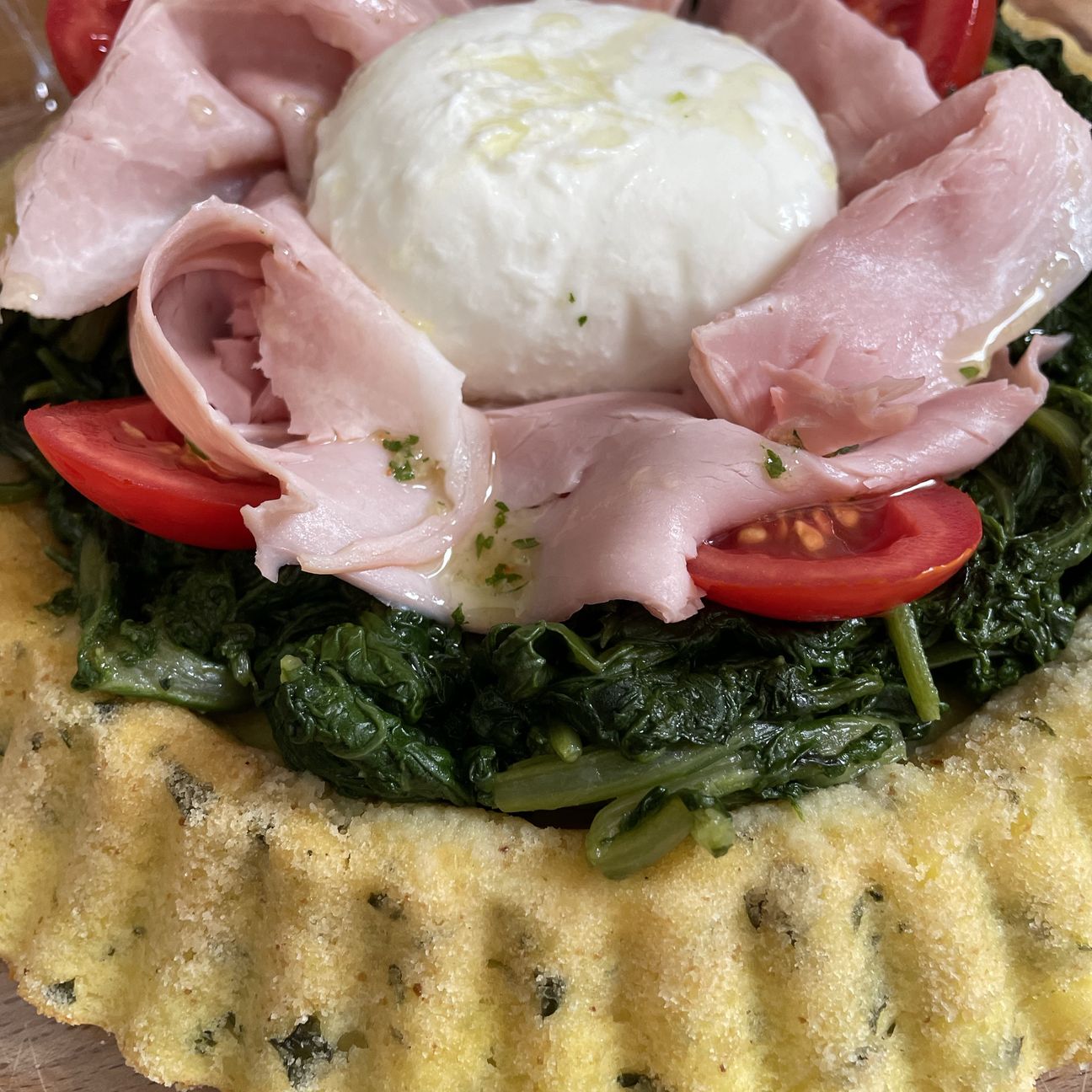 Tortino di patate tiepido