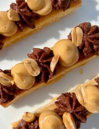 Ricetta Millefoglie al caramello salato e ganache al cioccolato 🍫 di ninnalemon