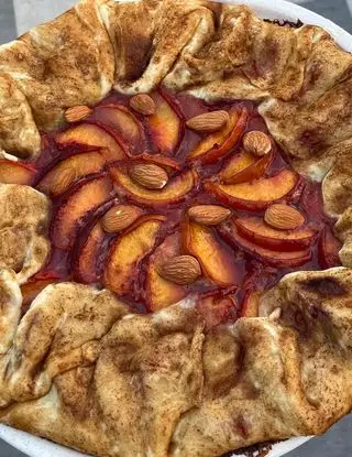 Ricetta Galette alle pesche e mandorle🍑 di ninnalemon